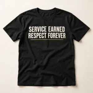 Service Earned Respect Forever — main view — AI product mockup