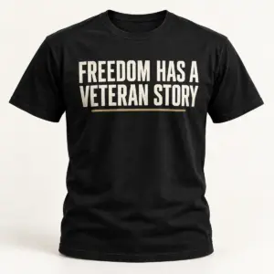 Freedom Has a Veteran Story — main view — AI product mockup