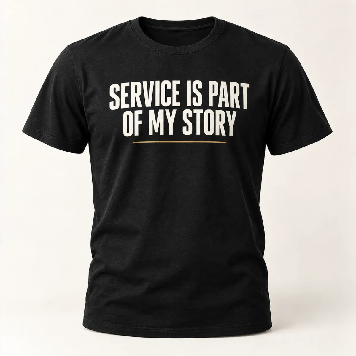 Service Is Part of My Story — main view — AI product mockup
