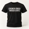 Strength Forged Through Service — main view — AI product mockup