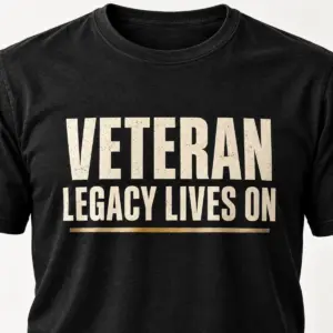 Veteran Legacy Lives On — detail view — AI product mockup