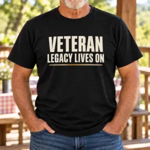 Veteran Legacy Lives On — lifestyle view — AI product mockup