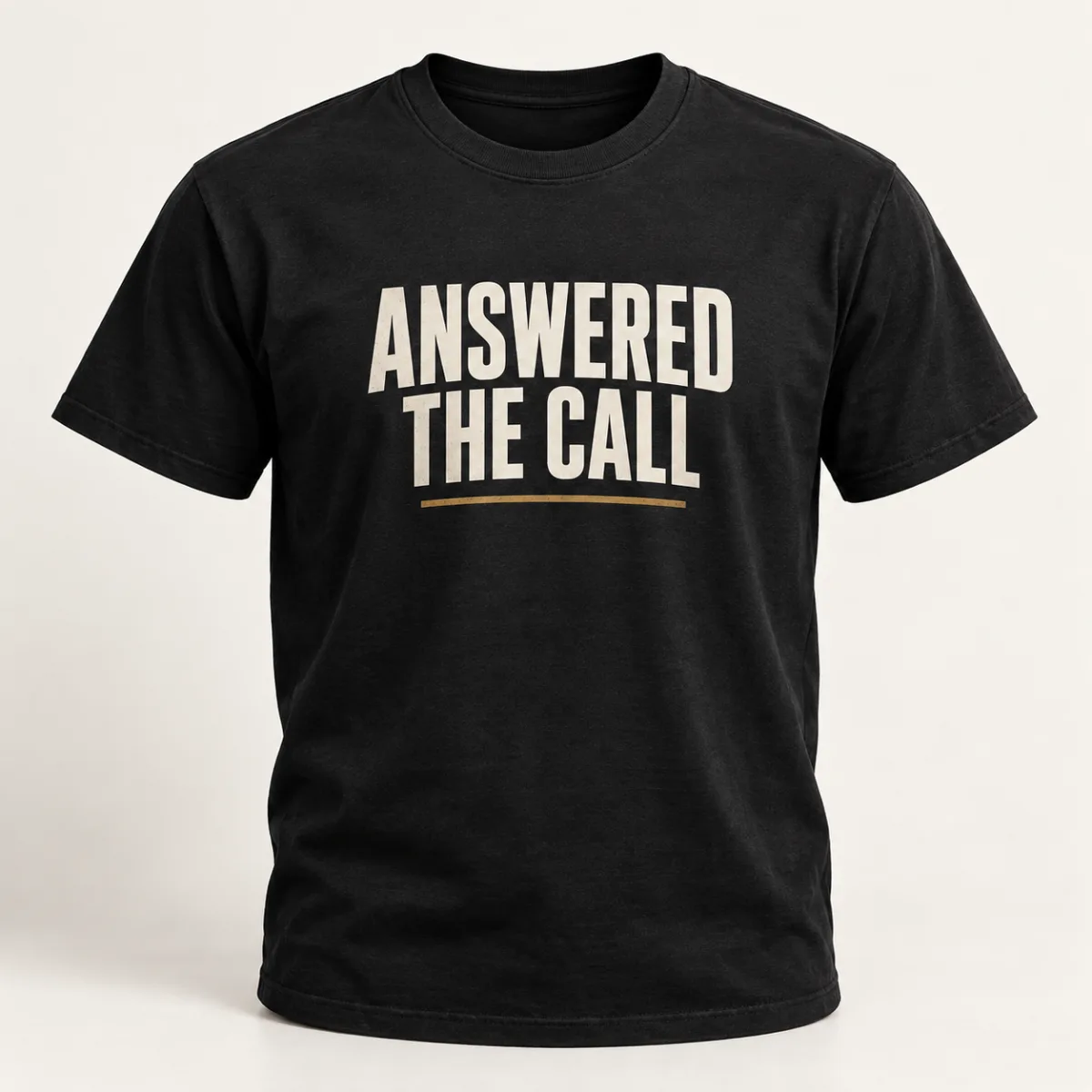 Answered the Call Veteran Tee — main view — AI product mockup