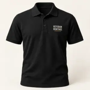 Veteran Heritage Everyday Polo — main view — AI product mockup