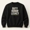 Duty Honor Legacy Sweatshirt — main view — AI product mockup