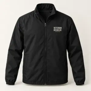 Veteran Resolve Everyday Jacket — main view — AI product mockup