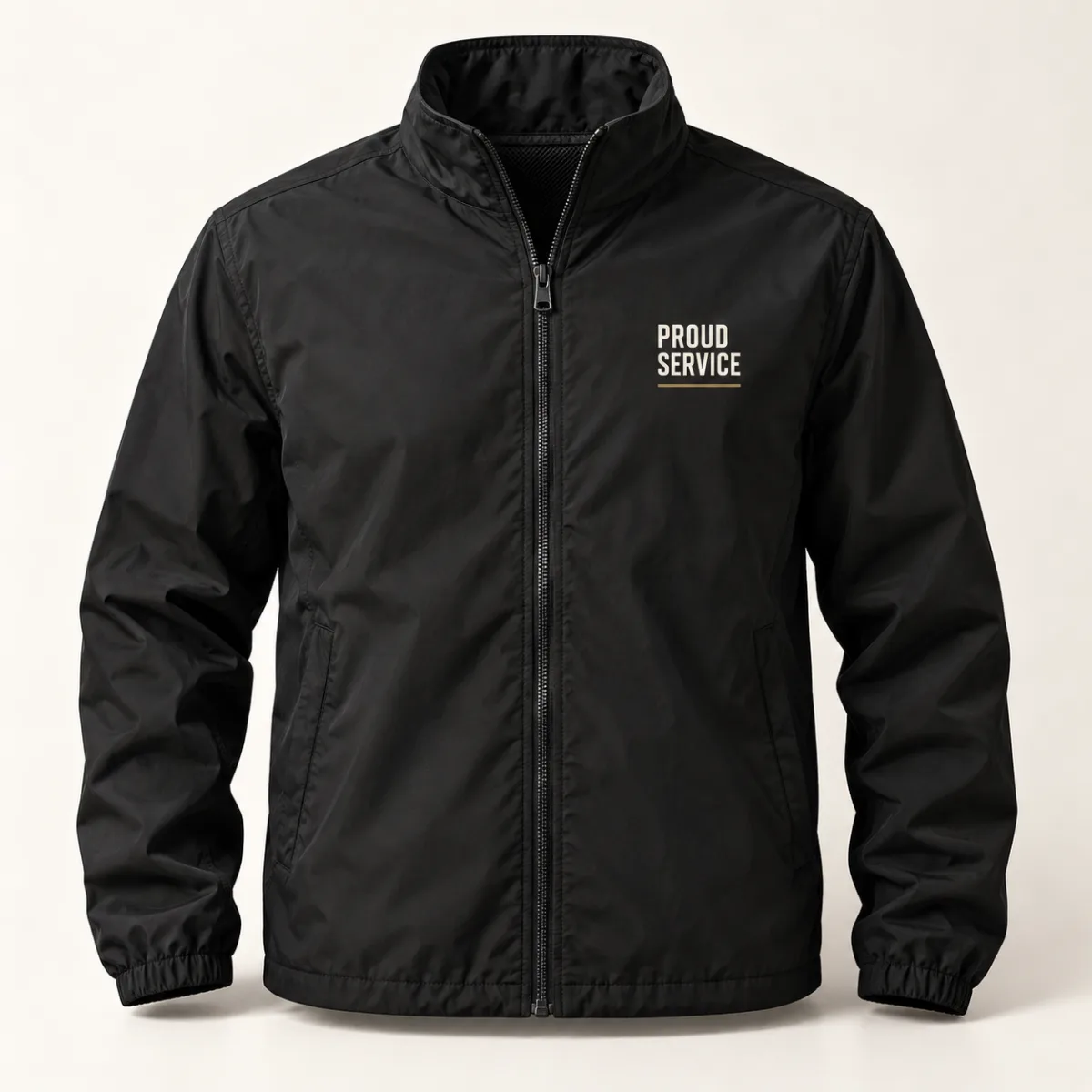 Proud Service Lightweight Jacket — main view — AI product mockup