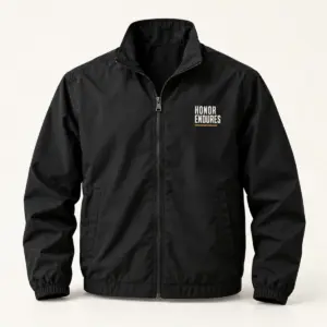 Honor Endures Veteran Jacket — main view — AI product mockup