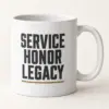 Service Honor Legacy Keepsake Mug — main view — AI product mockup