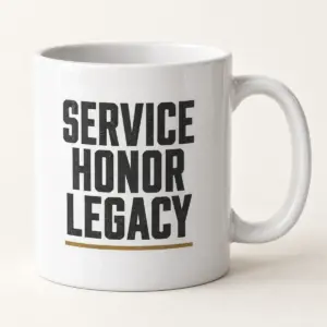 Service Honor Legacy Keepsake Mug — main view — AI product mockup